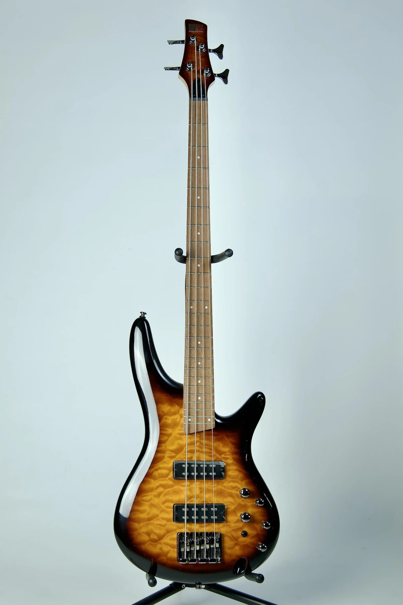 ベース Ibanez SR400EQM Ibanez SR400EQM 4-String Humbucker Electric Bass - Dragon